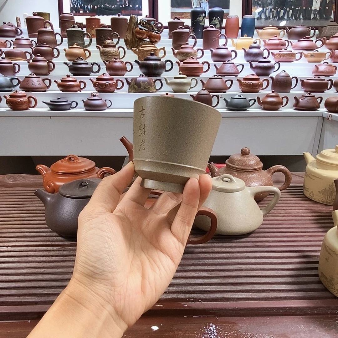 虎****紫砂茶壶原矿紫砂工艺