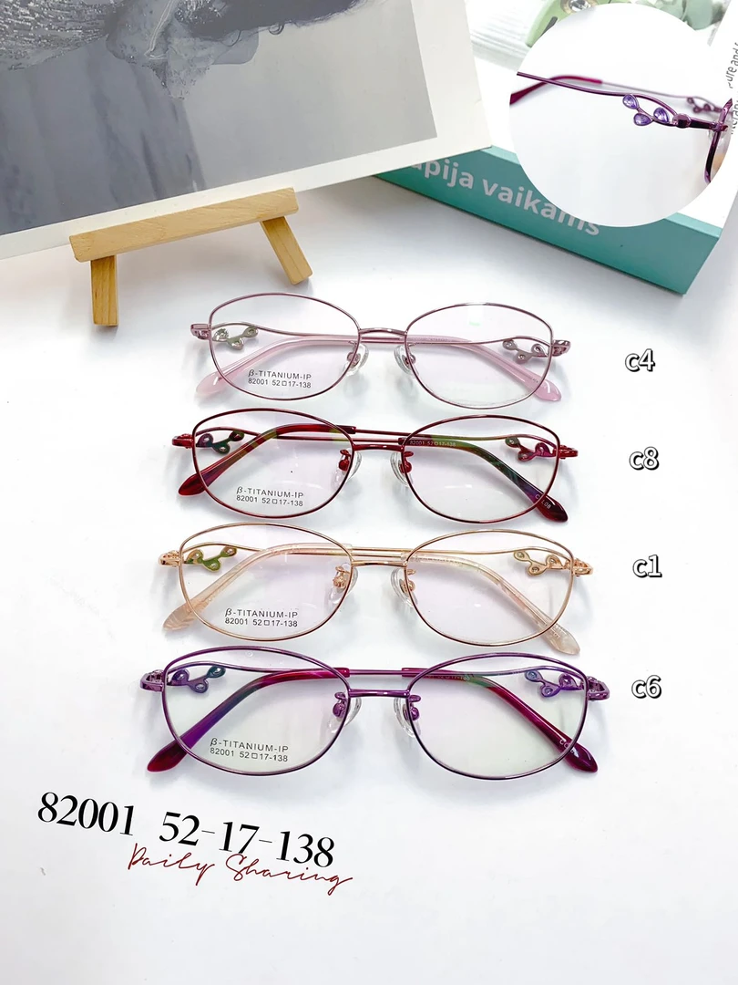 欧米伽女士复古平光商务镜架网红眼镜架圆框圆形时尚