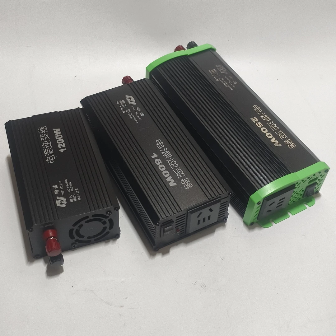 48v60v72v逆变220伏大功率变压电源三轮车电瓶摆摊灯箱照明转换器