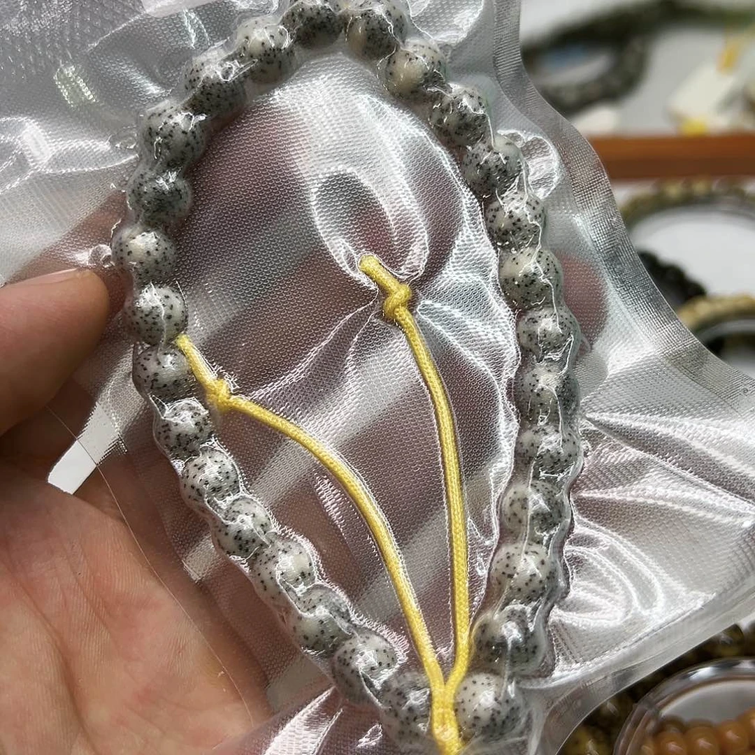 星月菩提手串27殿堂卡姿兰大眼睛石玉星月菩提糖豆手持9圆