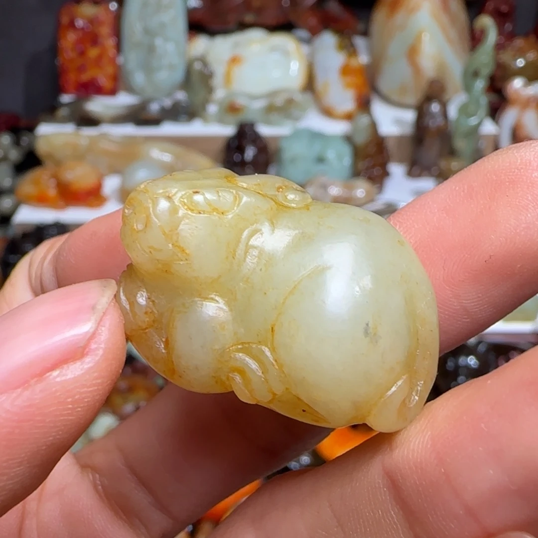 和田玉未镶嵌挂件