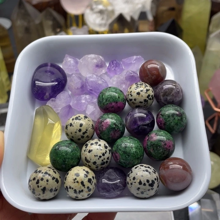 水晶10未镶嵌?**?小彩球