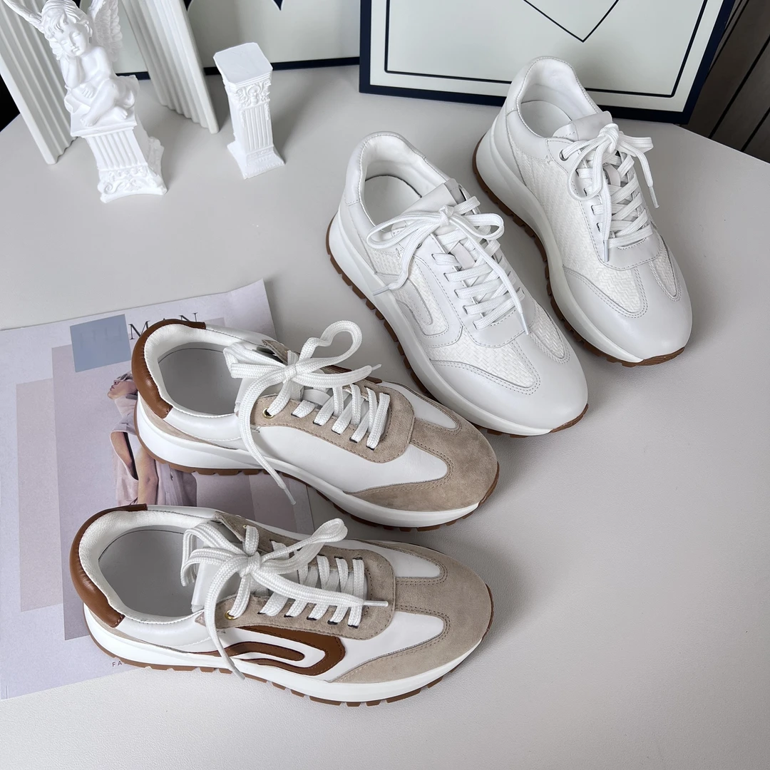 时代品牌跟高4.5cm女鞋运动休闲鞋阿甘鞋M20091