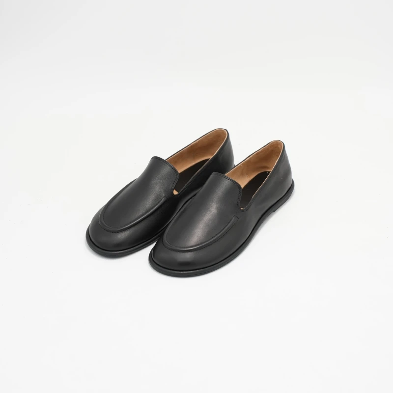 【ZQ】莞产顶货极简row风宽楦时尚底圆乐福鞋G1001