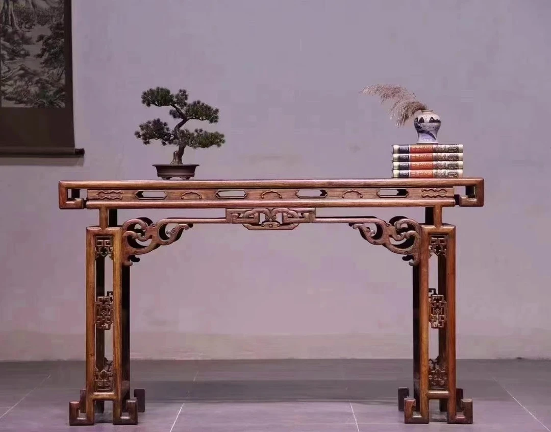 古典条案雕花平头艺术风格型