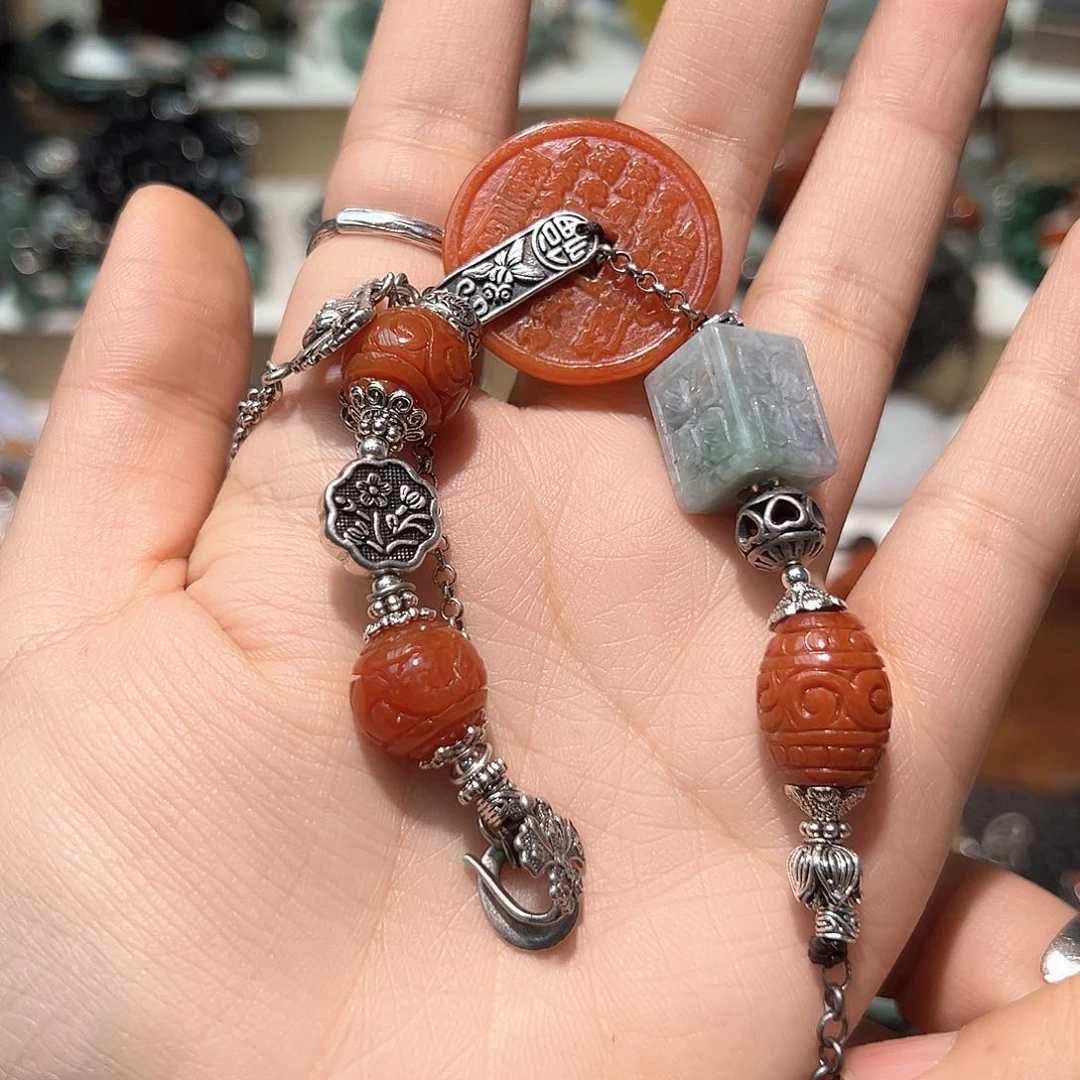 翡翠戒指未镶嵌懒*