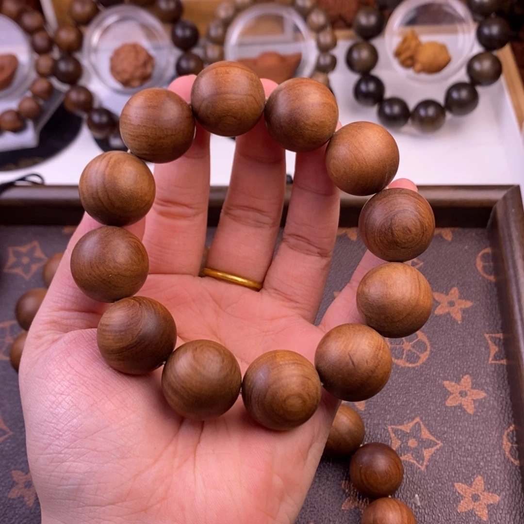 金***桔檀香木手串/手链2.0树头焦糖