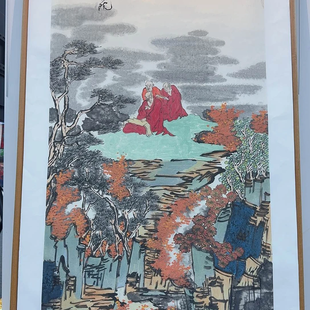 国画多次参加国内外大型