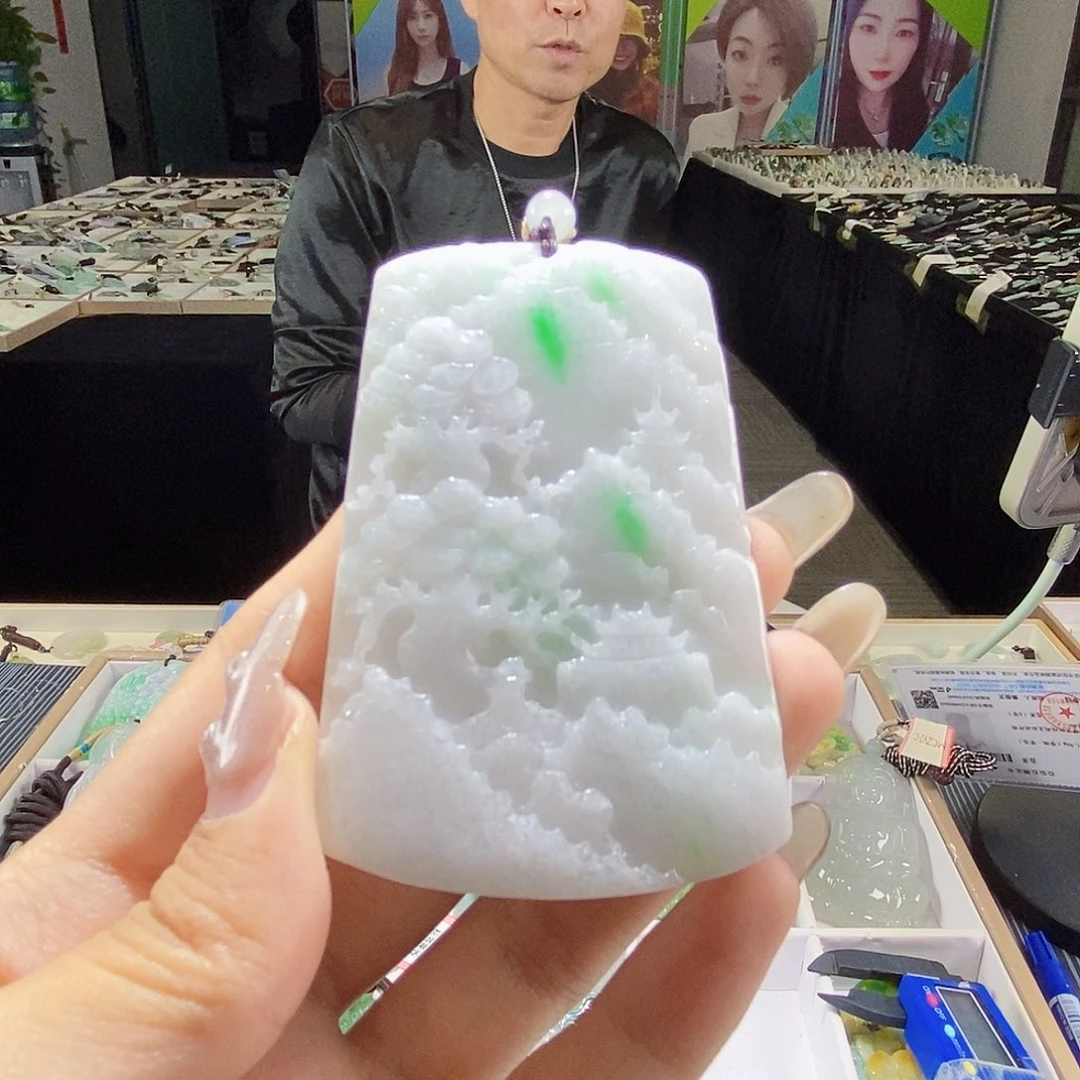 颈饰未镶嵌翡翠翡翠