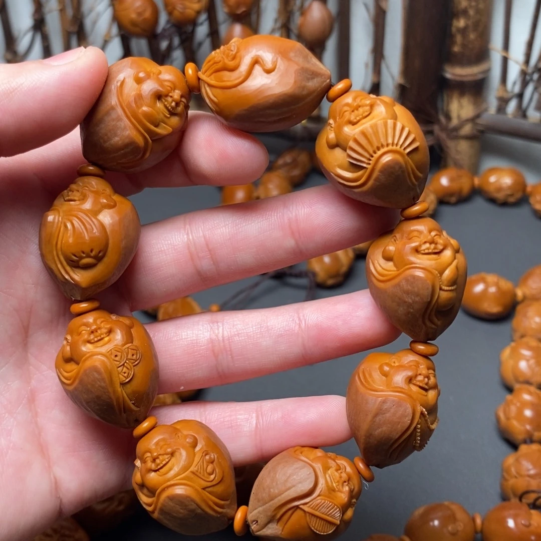 北***北手串/手链橄榄核包衣弥勒