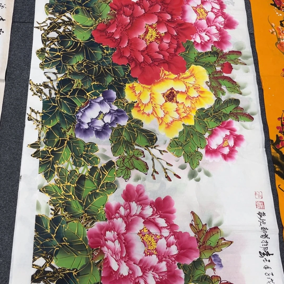国画国画作品老师手绘
