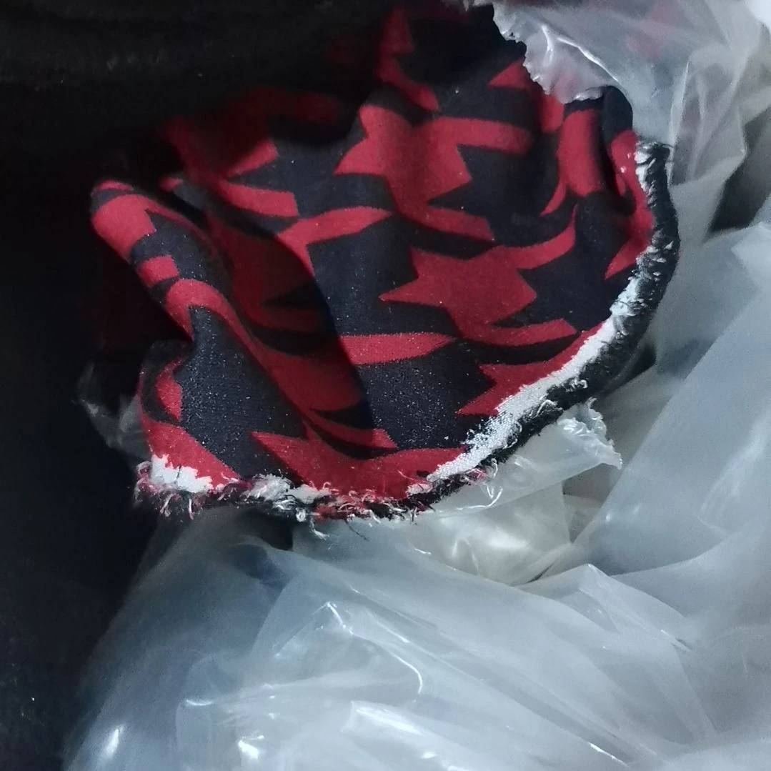 混纺十米酒红千鸟格加绒