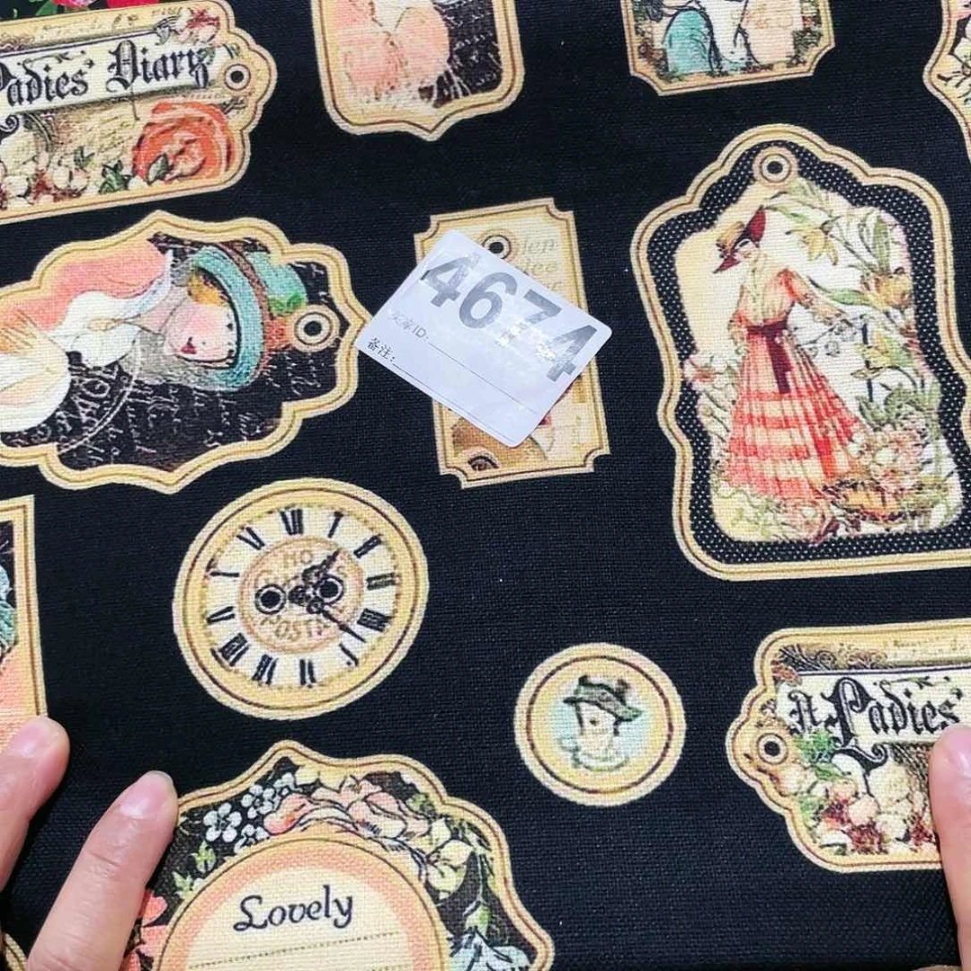 0.6米价纯棉双经双纬帆布1.5米宽果子布艺小块