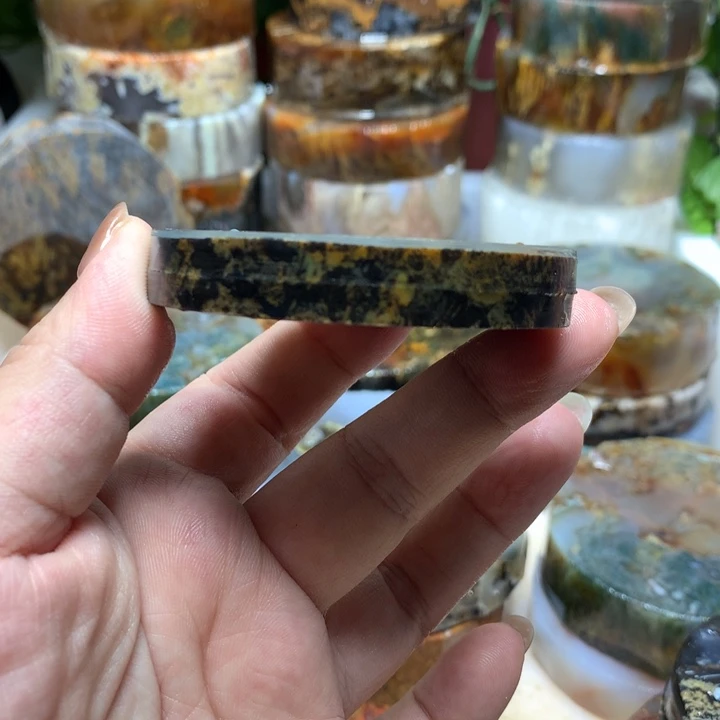 所***愿定制玛瑙定制圆牌一个55