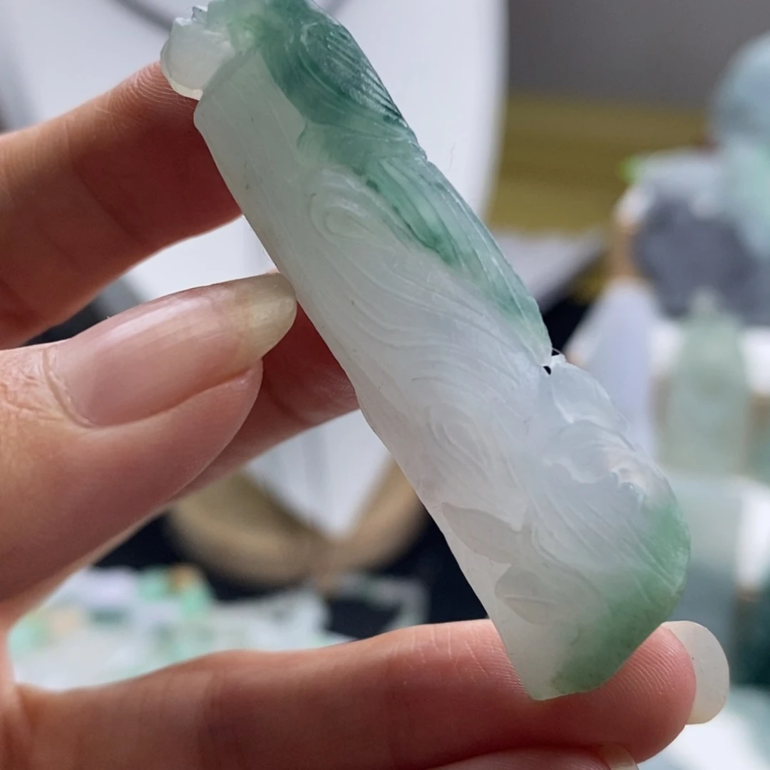 未镶嵌定制翡翠毛货无鉴赏期