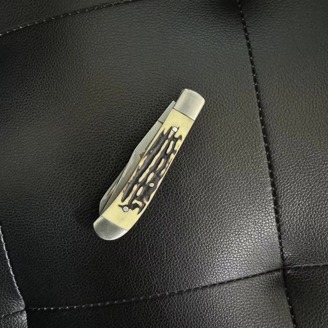 奥索卡双刃骨柄电工刀