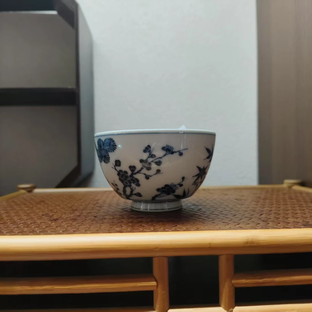 【瓷见如故】布一窑松竹梅义结金兰养心盏   byy280