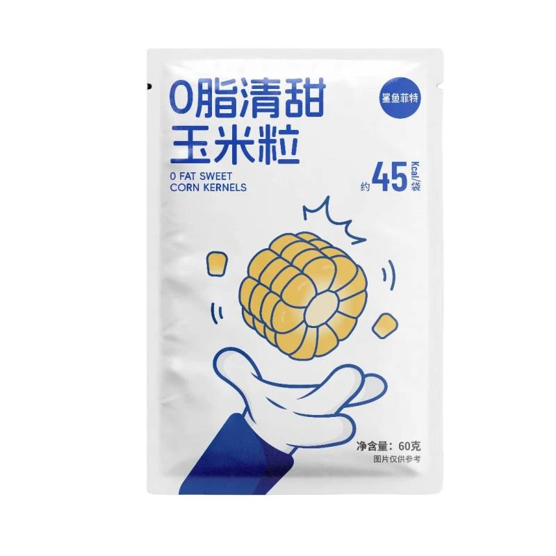 【发5袋】鲨鱼菲特 0脂清甜玉米粒 60g*5袋