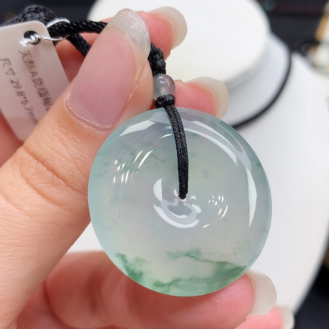 翡翠未镶嵌胸饰翡翠88，29.8/5.7