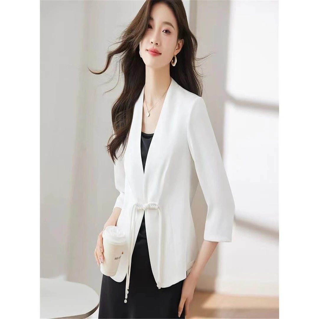 夏季短款小西装显瘦气质薄款韩版百搭修身白色外搭潮小西服职业