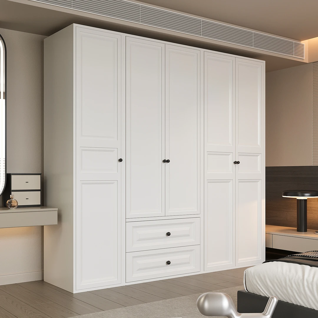 钢制衣柜家用卧室小衣柜简易组装出租房2025新款小户型金属收纳柜