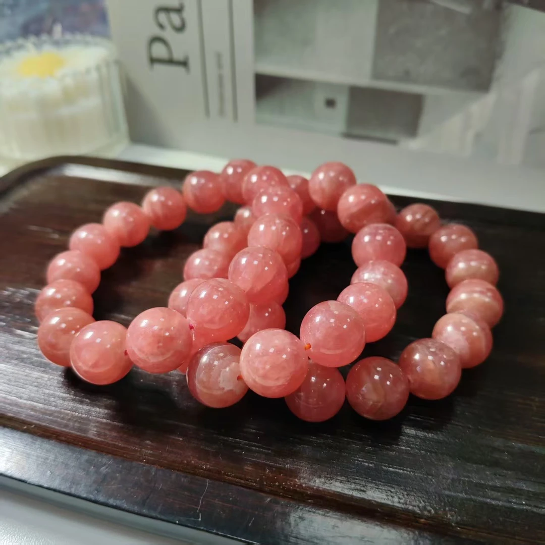 【书记甄选】天然红纹石单圈手链 多样性发一件 约14mm GXL556