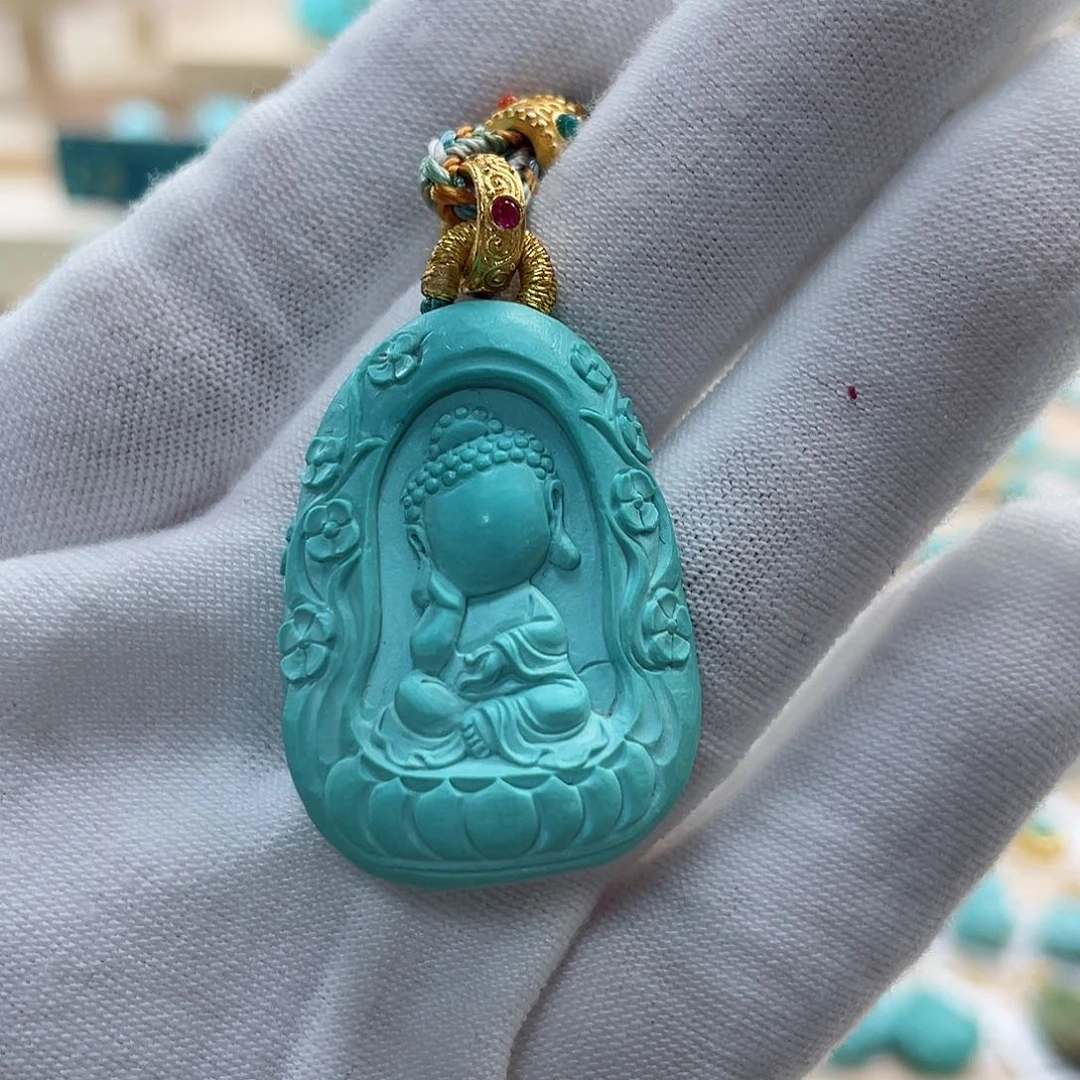 绿松石珠宝奇石未镶嵌