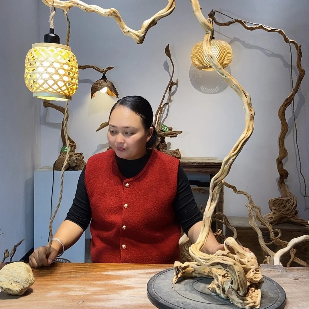 比***道天然根雕陶制艺术品