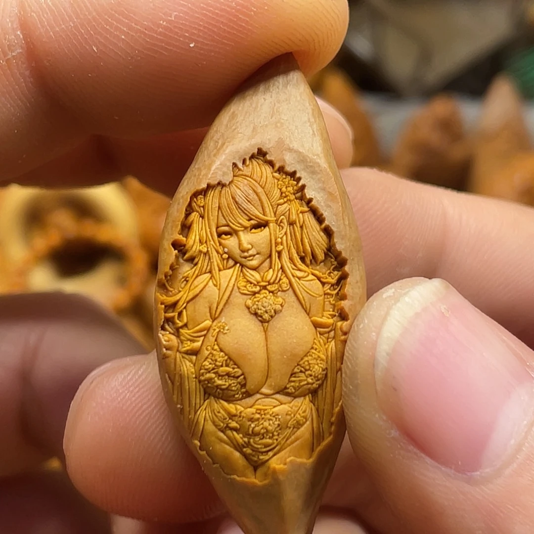 手串/手链橄榄核浮雕美女516