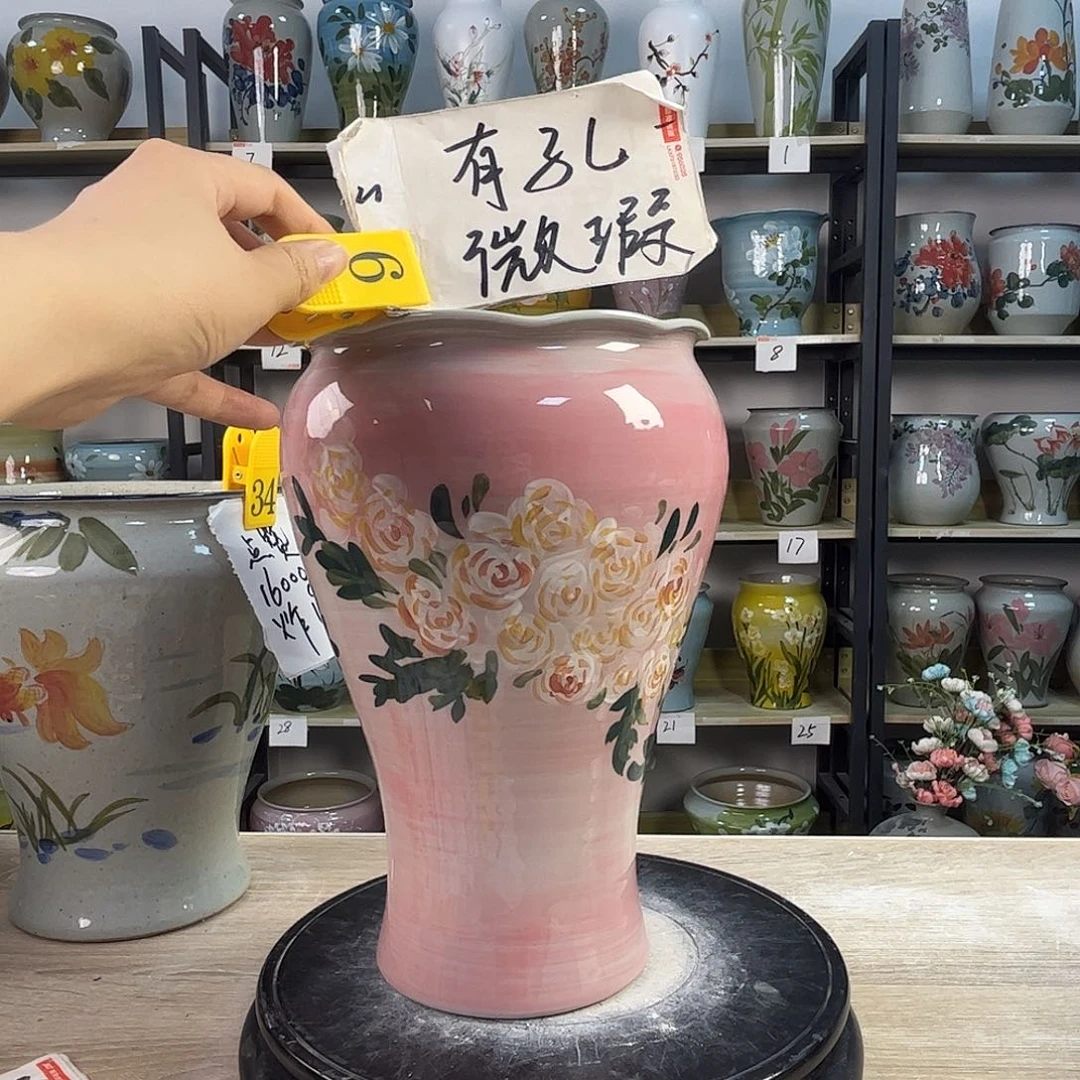罐1tc景德镇陶瓷花盆