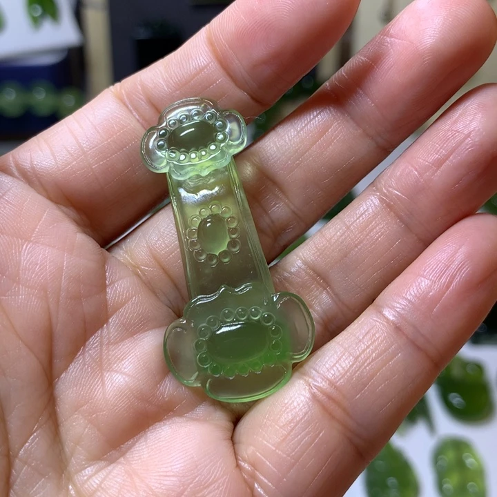 岫玉颈饰未镶嵌吊坠