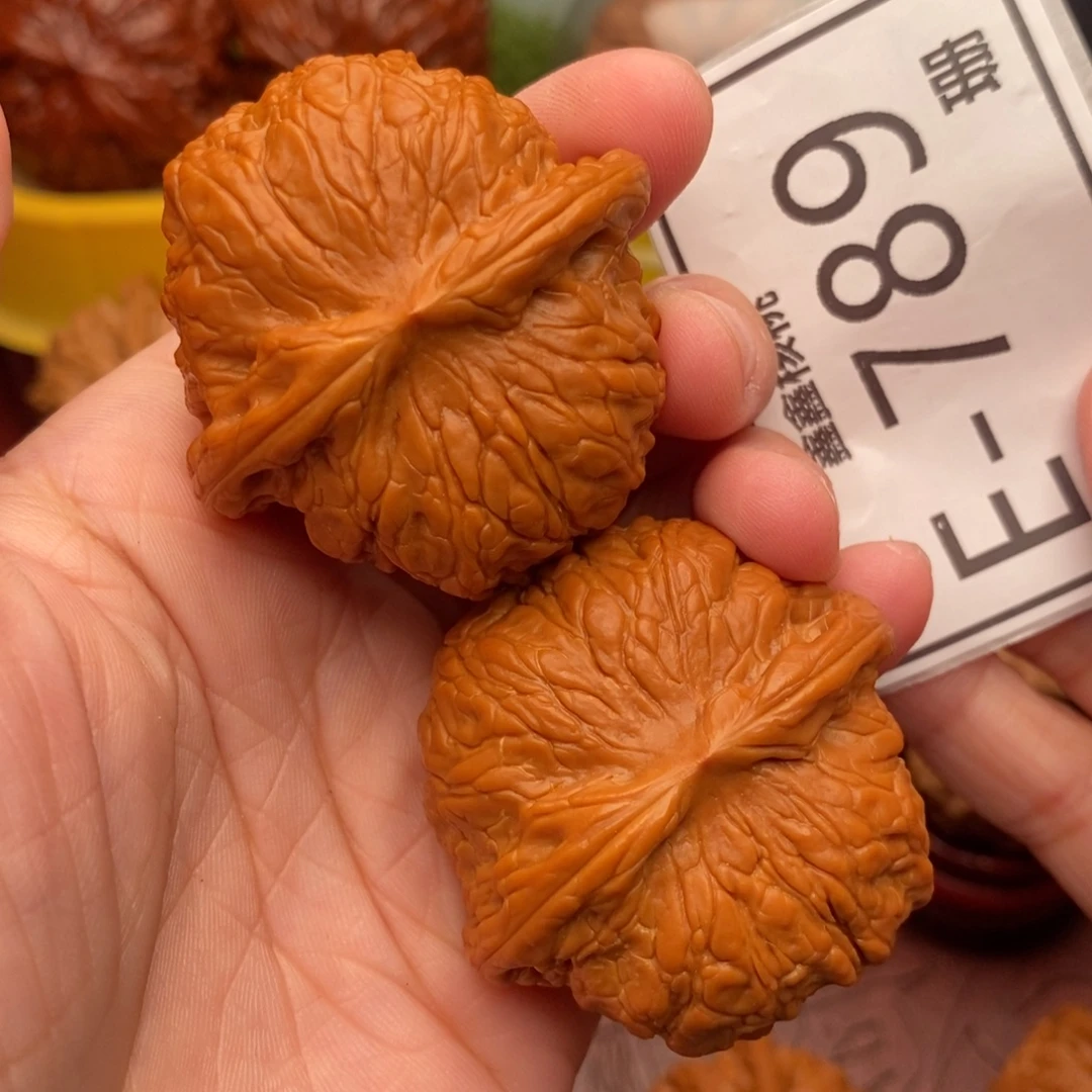 李***夜文玩核桃把件血麒麟43