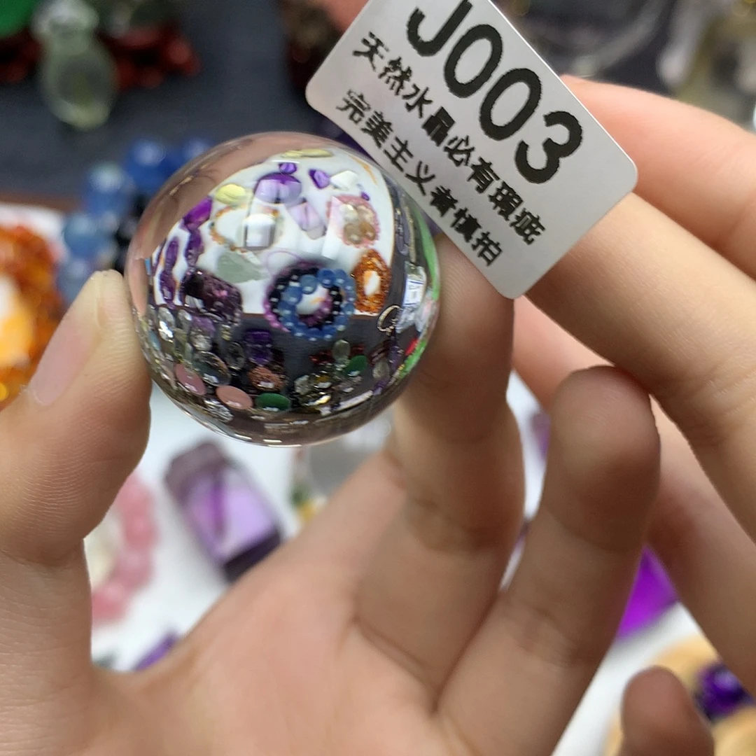 珠宝半成品水晶未镶嵌摆件31.7 净体