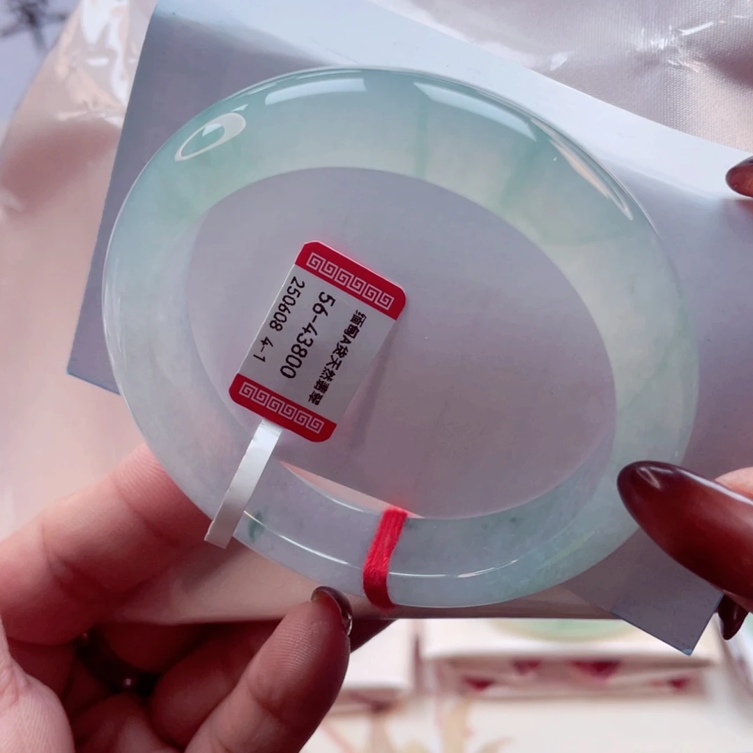 翡翠手镯未镶嵌56-57敏18