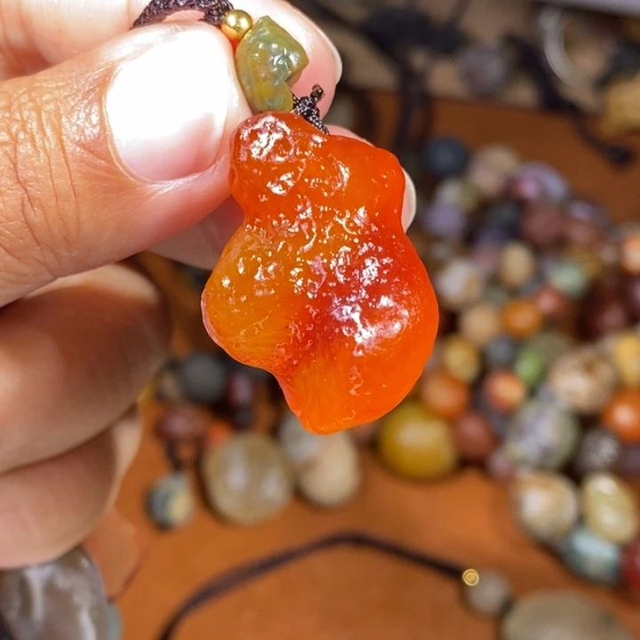 玛瑙/玉髓珠宝半成品未镶嵌炫*