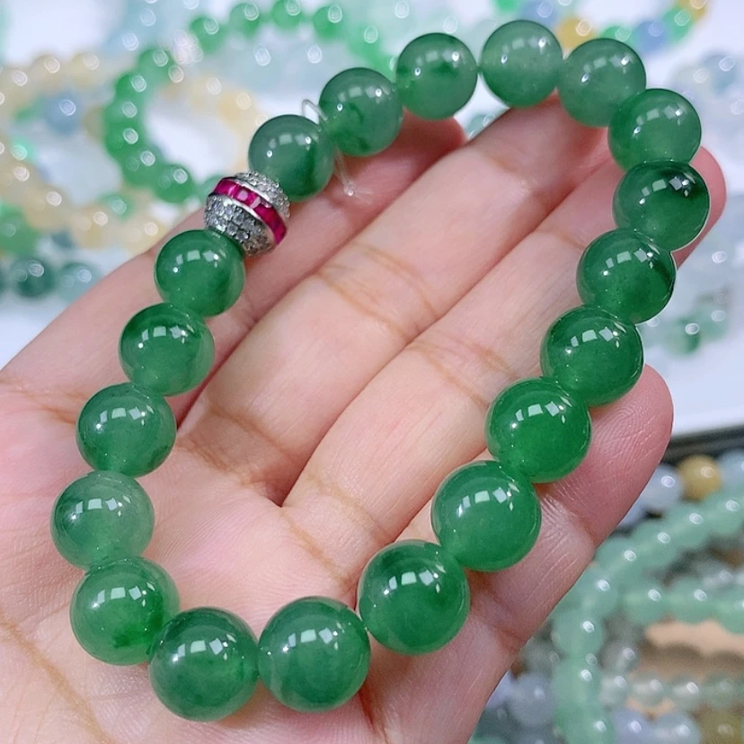 【闪购商品】未镶嵌手链翡翠卡9.8