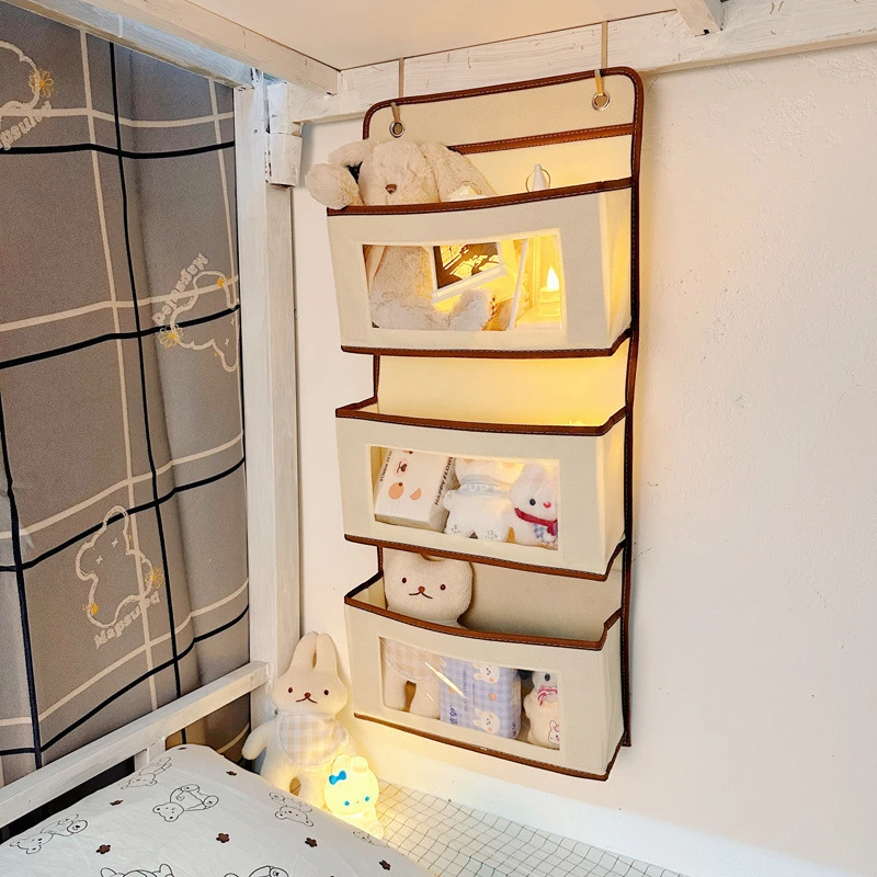 学生宿舍好物上铺下铺床头收纳挂袋寝室床上悬挂式挂钩置物架FFF