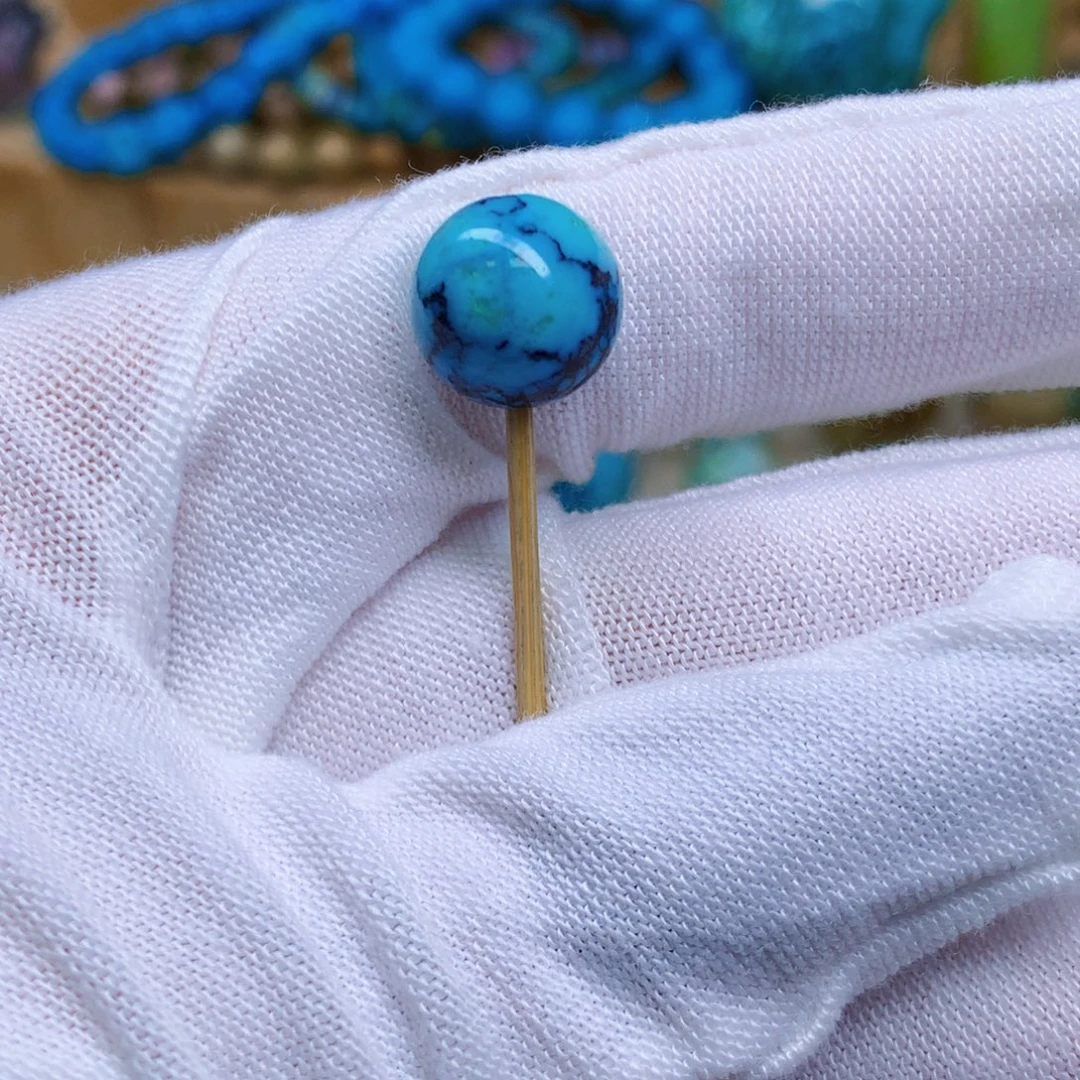 绿松石未镶嵌三彩随行