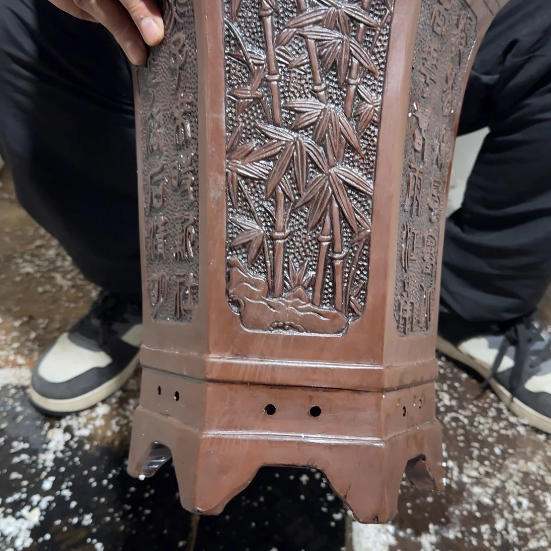 紫砂花盆口径23.30口径