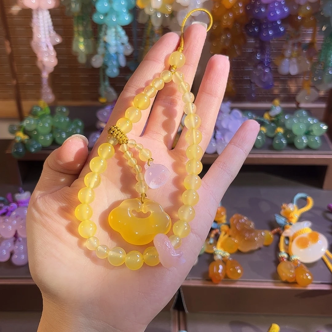 玛瑙/玉髓未镶嵌车挂