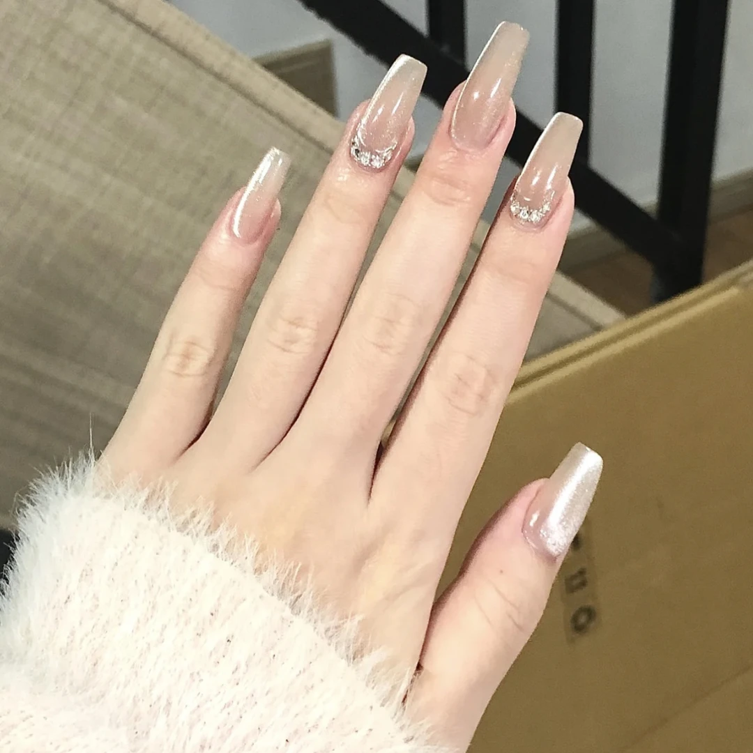 美甲半帖甲片带造型