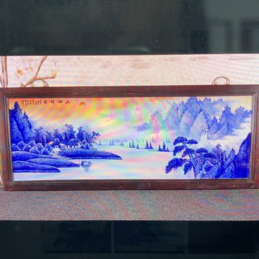 瓷1.85*74*1景德镇瓷板画柴窑烧制