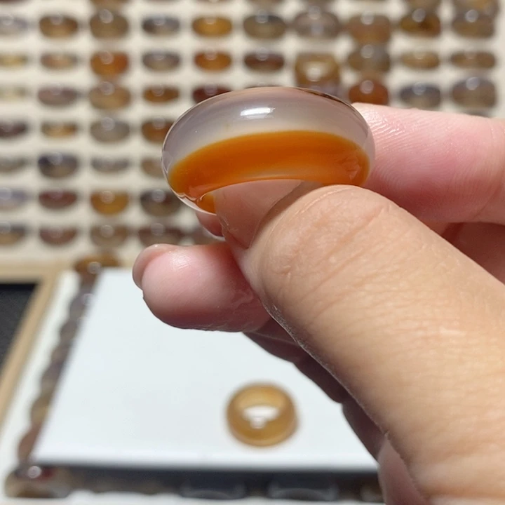 金****未镶嵌戒指玛瑙/玉髓
