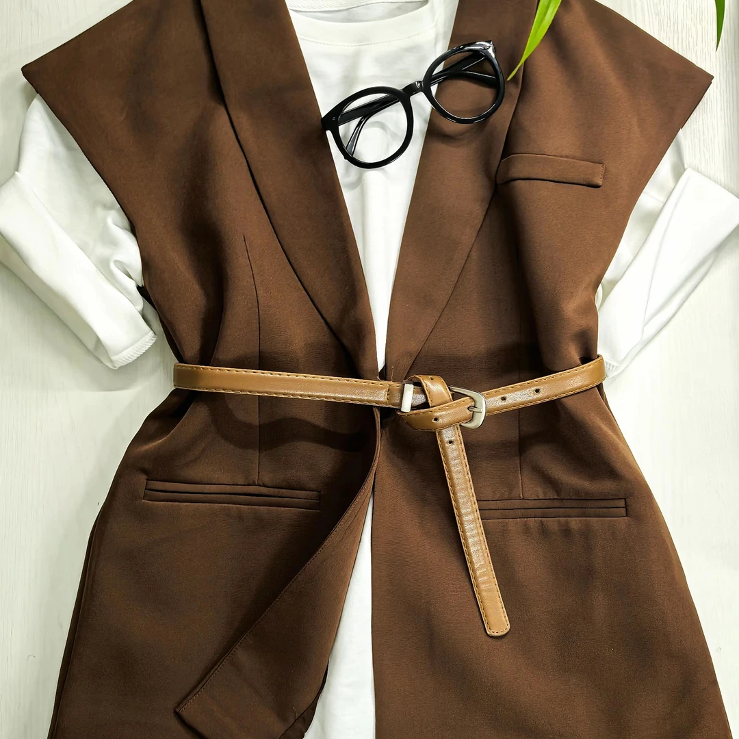 女翻领绵蚕丝混纺长款大衣