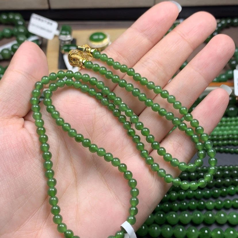 【闪购商品】颈饰未镶嵌和田玉（碧玉）平*