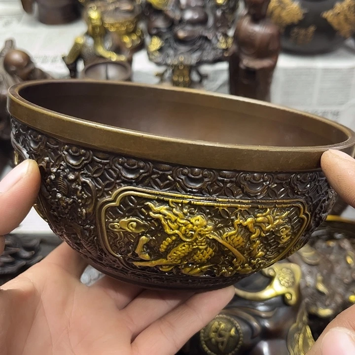 顺顺利利，铜器摆件