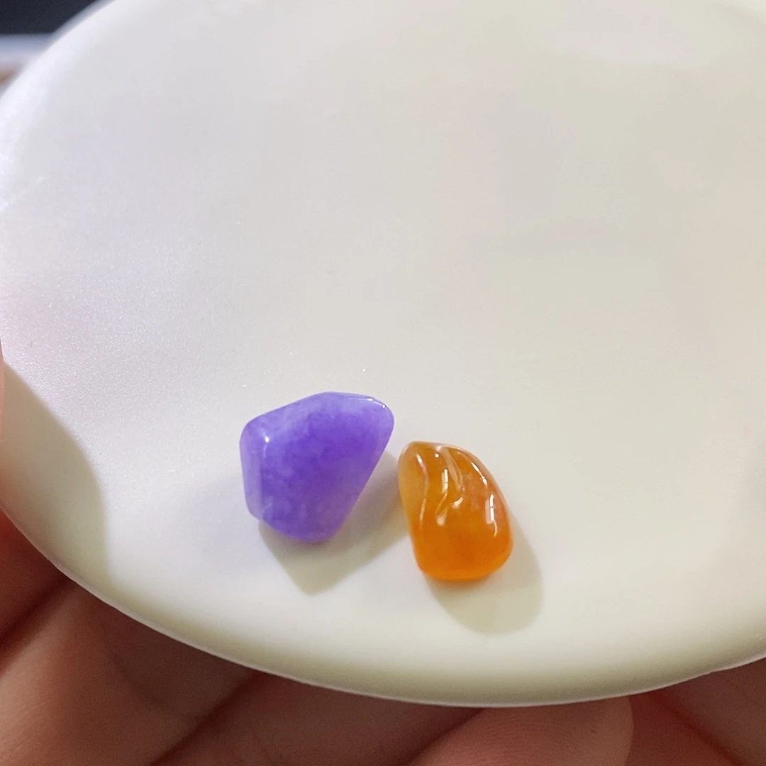 未镶嵌挂件翡翠一对随行