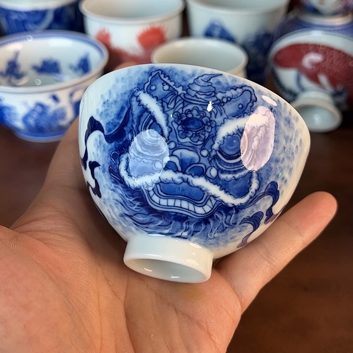 H***胡瓷片景德镇全手工手绘陶瓷