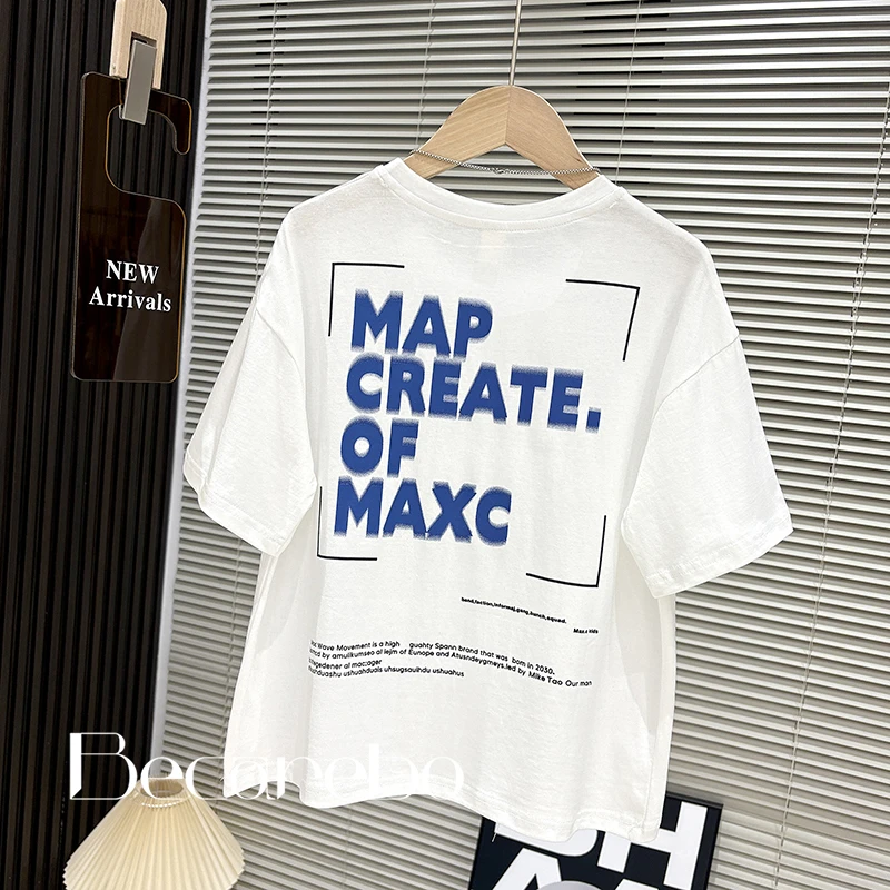 童装男童短袖t恤夏装2025新款儿童中大童夏季男孩夏款套头上衣潮t