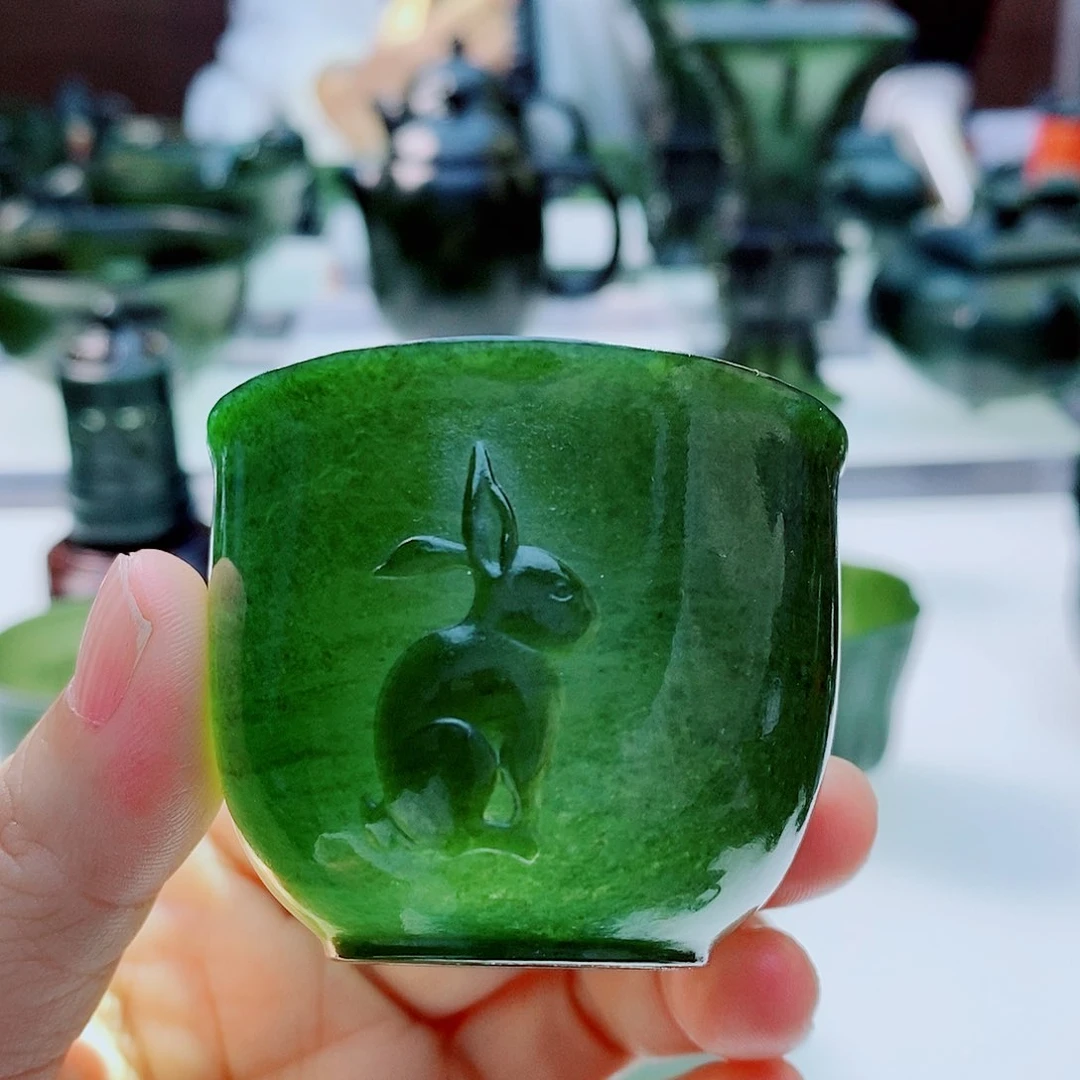 未镶嵌和田玉（青玉）把件